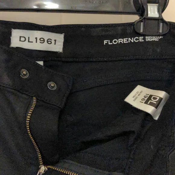 DL1961 Women's Florence Instasculpt Mid-Rise Skinny Fit Cropped Jean - Picture 5 of 5